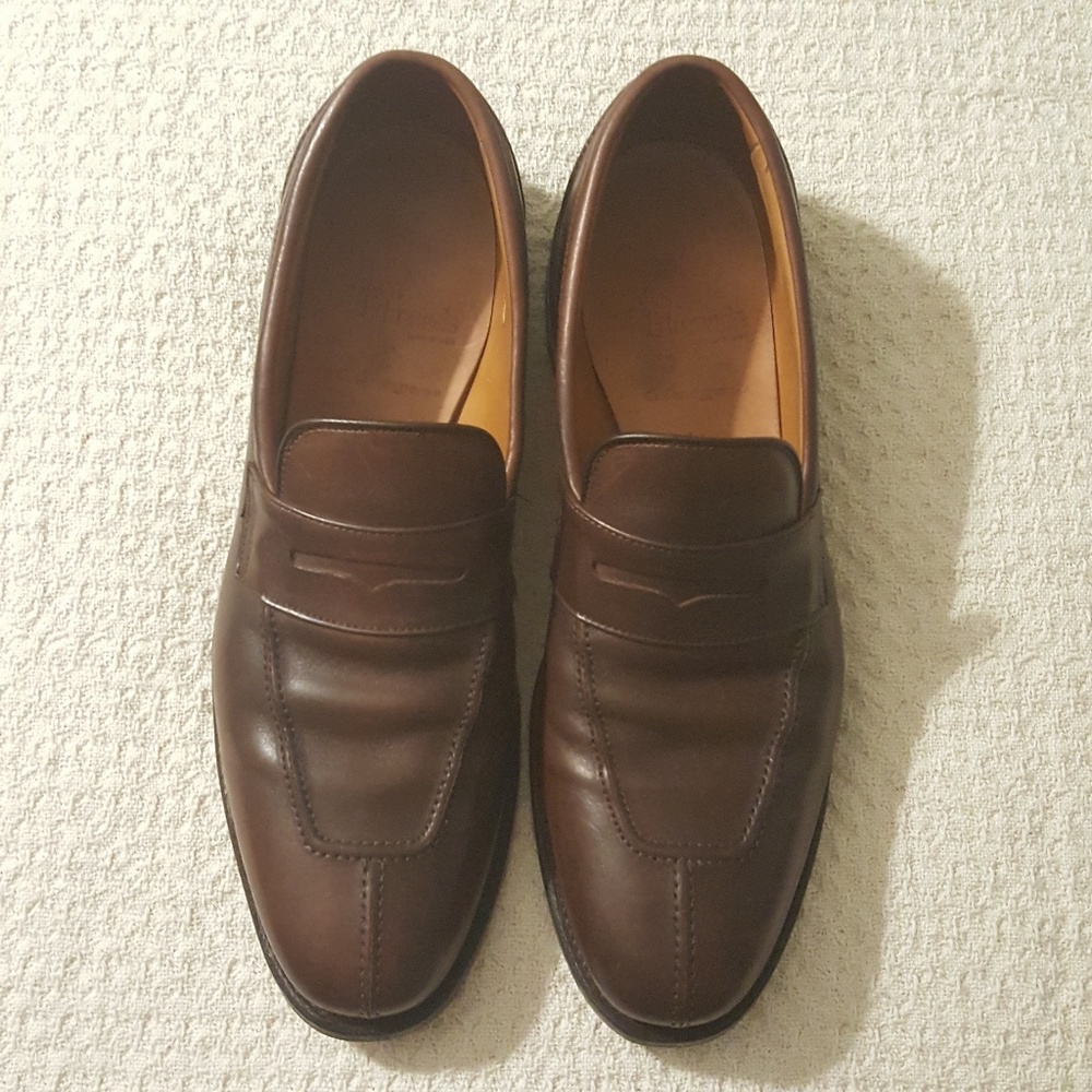 Allen Edmonds Brown Leather Penny Loafers